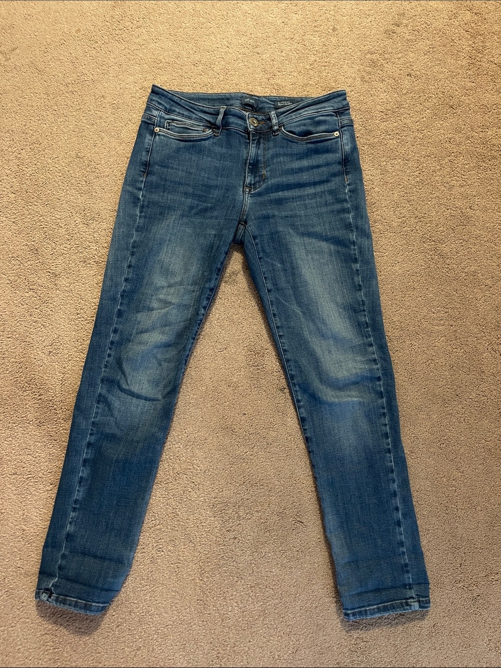 J. Jill Denim Skinny Jeans in Medium Blue Wash